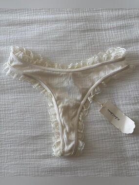 For Love & Lemons Delicate Lace thong. Tag Is Small BUT Fits Like XS